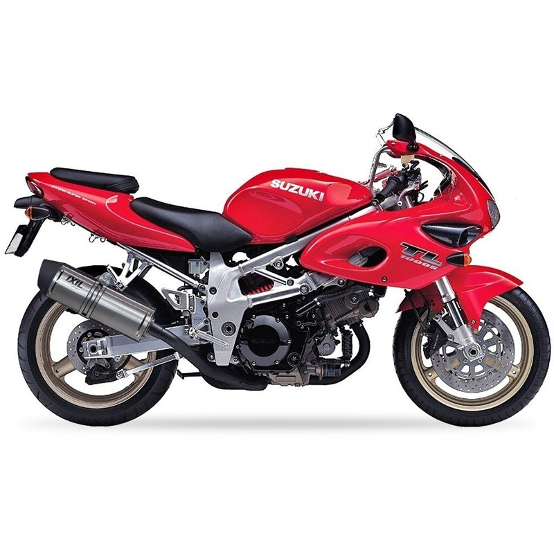 IXIL Uitlaat links Hexoval Xtrem EVO SOVE | Zilver | Suzuki TL1000S