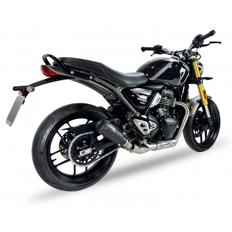 IXIL Uitlaat Race Xtrem RB | Zwart | Triumph 400 Scrambler X /Speed