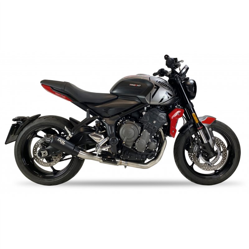 IXIL Uitlaatsysteem Race Xtrem RB | Zwart | Triumph 660 Trident