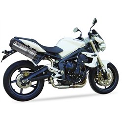 IXIL Uitlaat links Hexoval Xtrem EVO SOVE | Zilver | Triumph 675 Street Triple