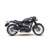 IXIL Uitlaat links Ironhead Conical OVC11SS | Zilver | Triumph 865 Bonneville T100