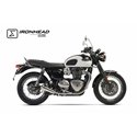 IXIL Uitlaat rechts Ironhead Conical OVC11SS | Zilver | Triumph Bonneville T100