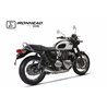 IXIL Uitlaat rechts Ironhead Conical OVC11SS | Zilver | Triumph Bonneville T100