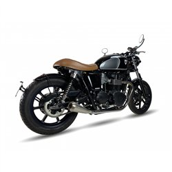 IXIL Uitlaat links Ironhead Conical OVC11SS | Zilver | Triumph Bonneville NewChurch