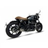 IXIL Uitlaat links Ironhead Conical OVC11SS | Zilver | Triumph Bonneville NewChurch