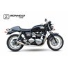 IXIL Uitlaat links Ironhead Conical OVC11SS | Zilver | Triumph 865 Thruxton