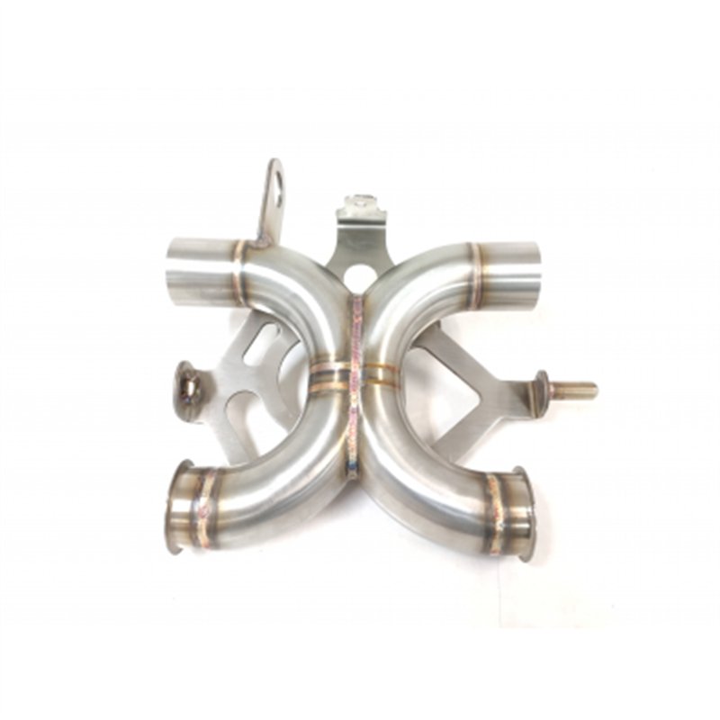 IXIL Tussenpijp DeCat | Zilver | Triumph 900 StreetTwin/ SpeedTwin
