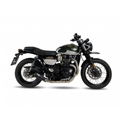 IXIL Uitlaatsysteem Race Xtrem RB | Zwart | Triumph 900 Street Scrambler