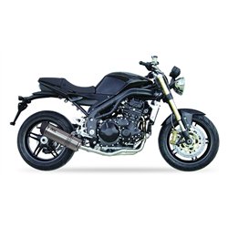 IXIL Uitlaat laag Hexoval Xtrem EVO SOVE | Zilver | Triumph ST1050 Speed Triple