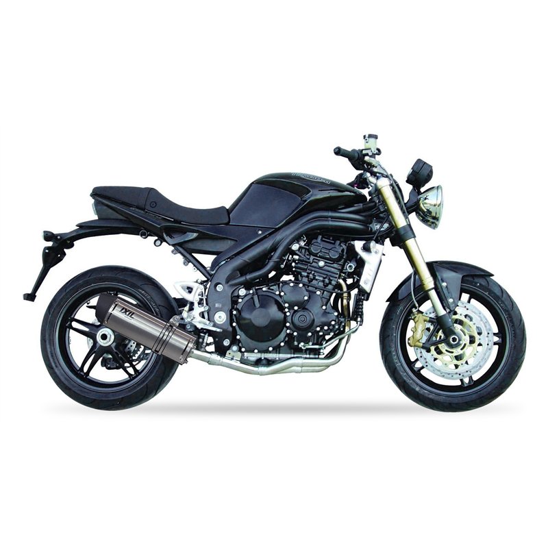 IXIL Uitlaat laag Hexoval Xtrem EVO SOVE | Zilver | Triumph ST1050 Speed Triple