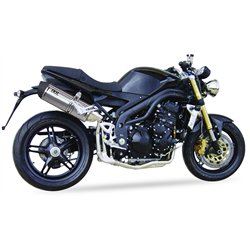 IXIL Uitlaat rechts Hexoval Xtrem EVO SOVE | Zilver | Triumph ST1050 Speed Triple