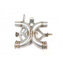 IXIL Tussenpijp DeCat | Zilver | Triumph Bobber