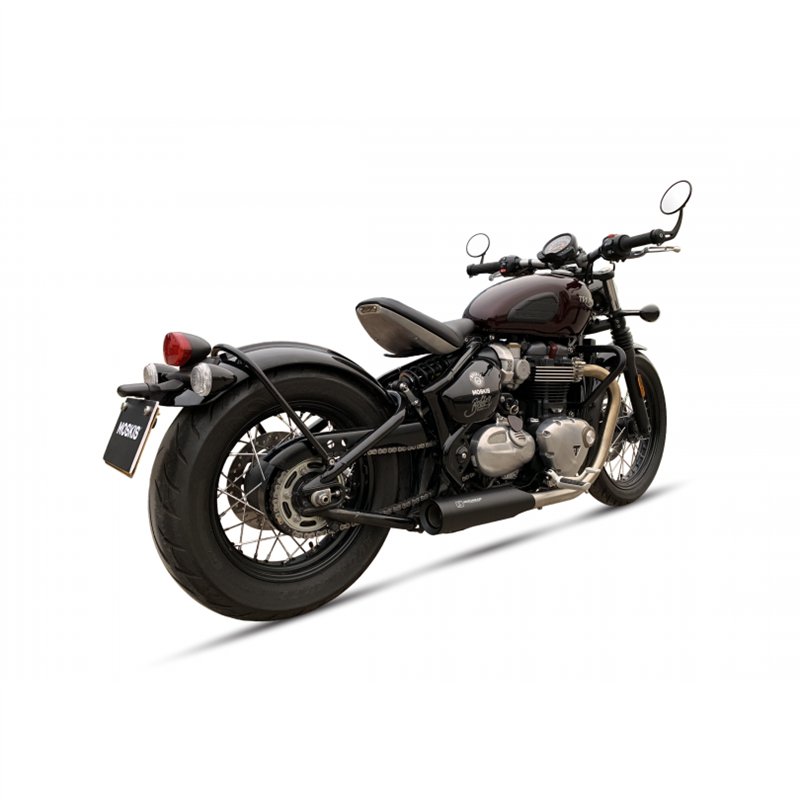 IXIL Uitlaat rechts Ironhead Round HC1-3SB | Zilver | Triumph Bobber