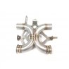 IXIL Tussenpijp DeCat | Zilver | Triumph Speedmaster