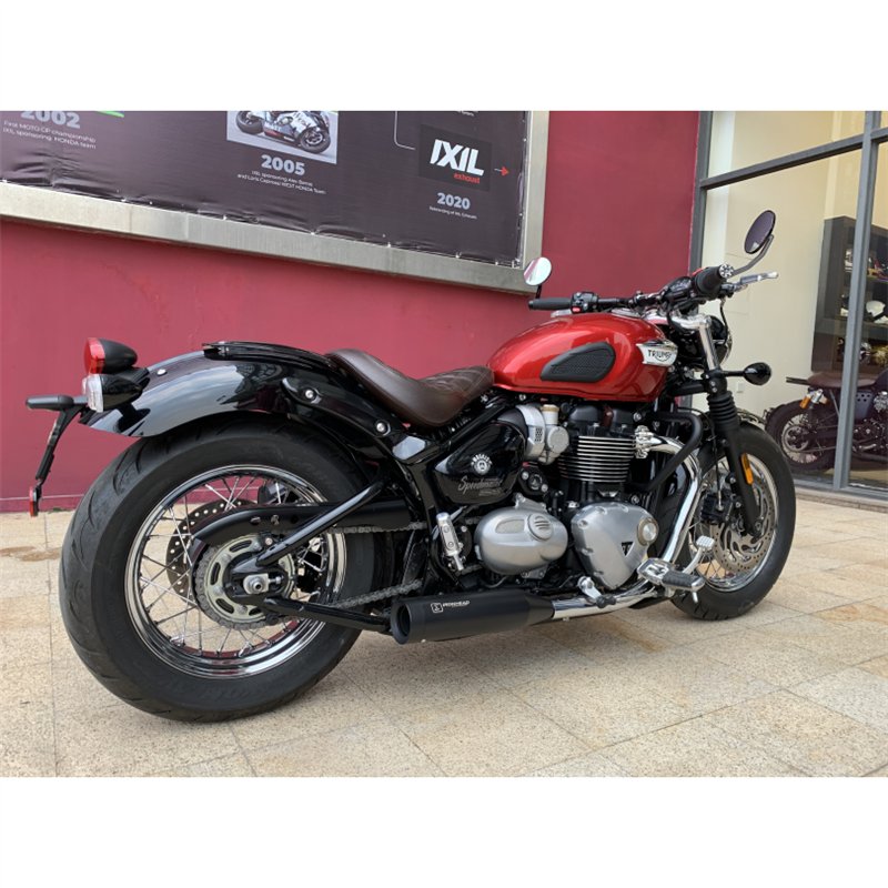 IXIL Uitlaat rechts Ironhead Round HC1-3SB | Zilver | Triumph Speedmaster