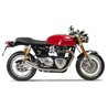IXIL Uitlaat links Ironhead Conical OVC11SS | Zilver | Triumph 1200 Thruxton
