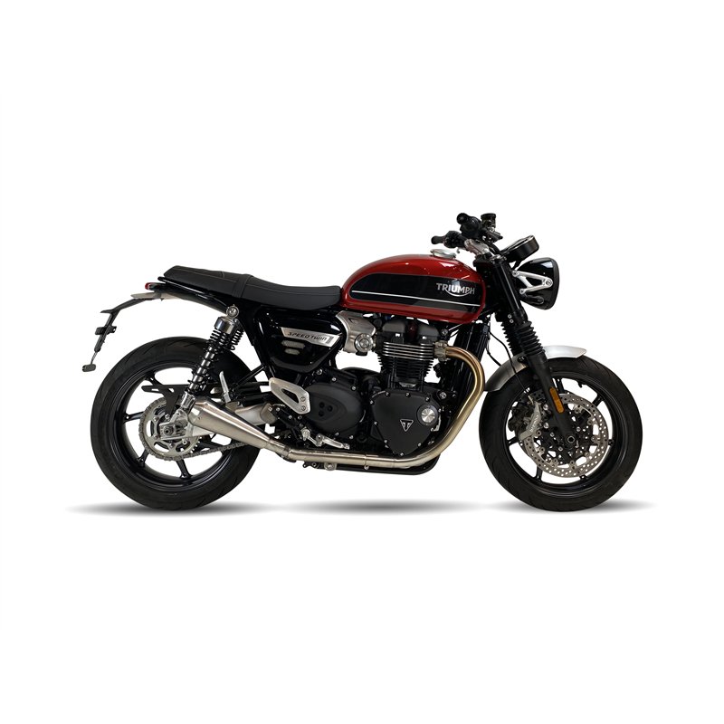 IXIL Uitlaat rechts Ironhead Conical OVC11SS | Zilver | Triumph 1200 SpeedTwin