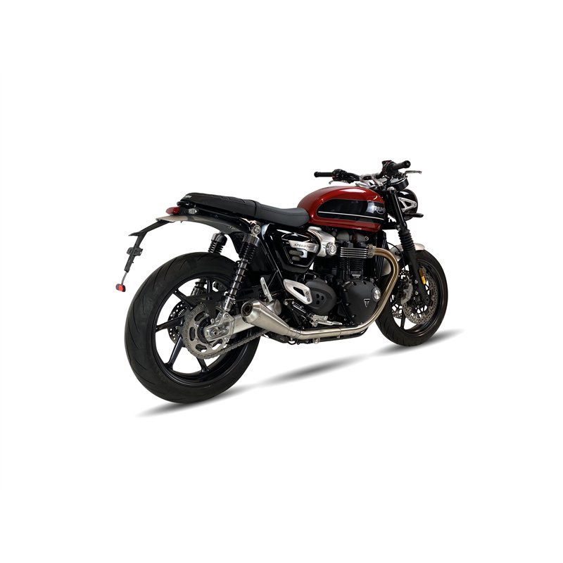 IXIL Uitlaat rechts Ironhead Conical OVC11SS | Zilver | Triumph 1200 SpeedTwin