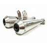 IXIL Uitlaat links Ironhead Conical OVC11SS | Zilver | Triumph 1200 SpeedTwin