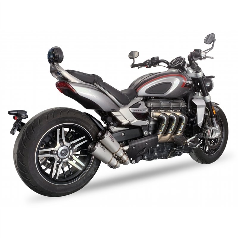 IXIL Uitlaat Dual Race Xtrem 2RB | Zilver | Triumph Rocket 3