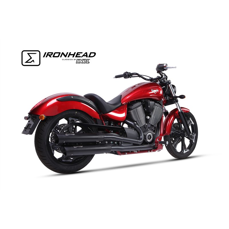 IXIL Uitlaat (bovenste) Ironhead Round HC1-2B | Zwart | Victory Vegas/Hammer