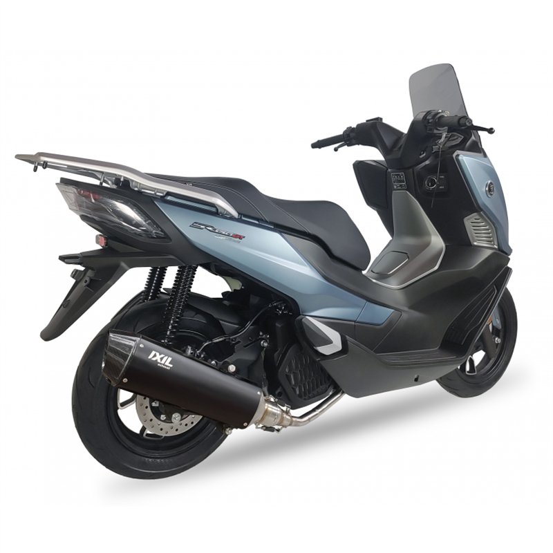 IXIL Uitlaatsysteem Hexoval Xtrem V4B | Zwart | Voge SR1 GT