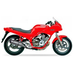 IXIL Uitlaat 2-1 Hexoval Xtrem EVO SOVE | Zilver | Yamaha XJ600N Diversion