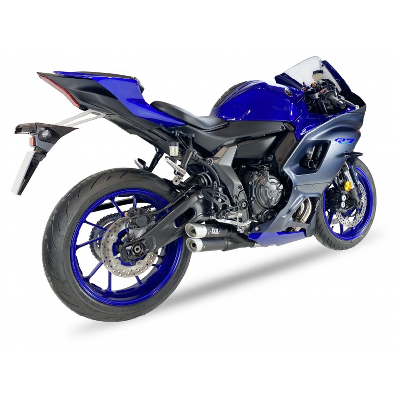 IXIL Uitlaatsysteem Dual Hyperlow XL L3XB | Zwart | Yamaha YZF-R7 A2