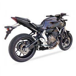 IXIL Uitlaatsysteem Dual Hyperlow XL L3XB | Zwart | Yamaha Tracer 700