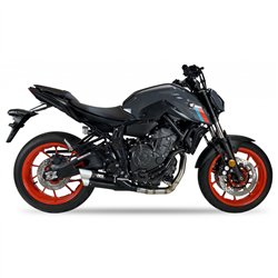 IXIL Uitlaatsysteem Dual Hyperlow XL L3XB | Zwart | Yamaha Tracer 700 A2