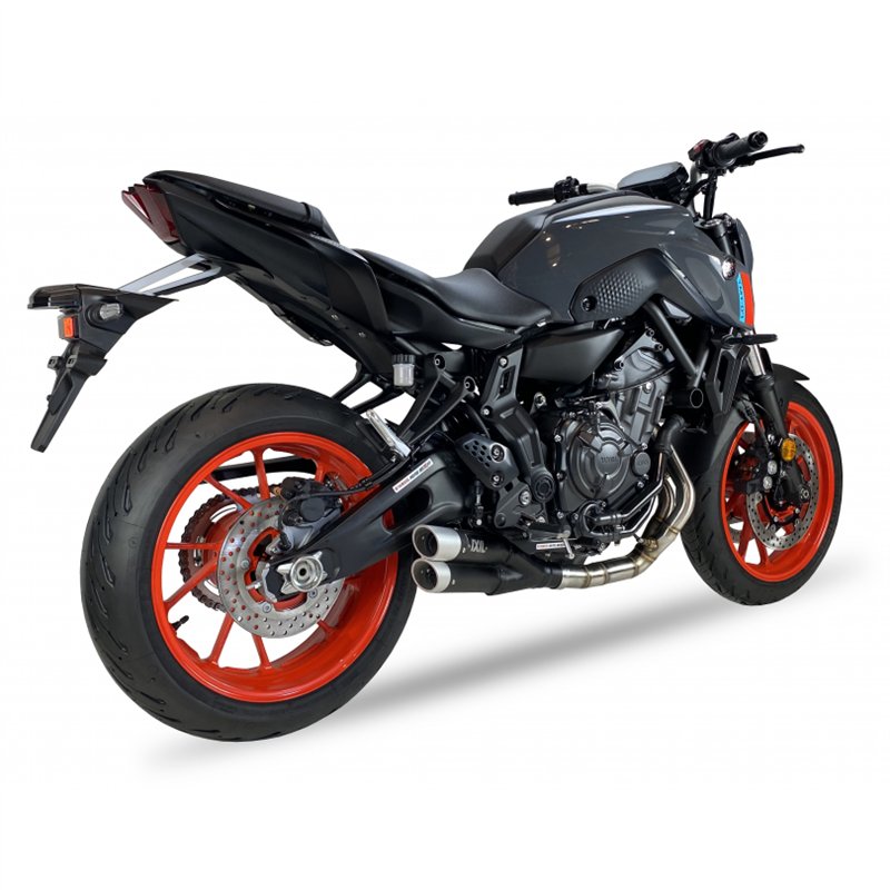 IXIL Uitlaatsysteem Dual Hyperlow XL L3XB | Zwart | Yamaha Tracer 700 A2