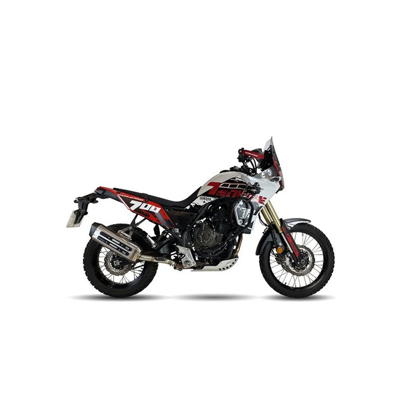 IXIL Uitlaat Mega Xtrem Trail MXT | Zilver | Yamaha Tenere 700