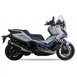IXIL Uitlaatsysteem Hexoval Xtrem V4B | Zwart | Zontes 368 ADVenture