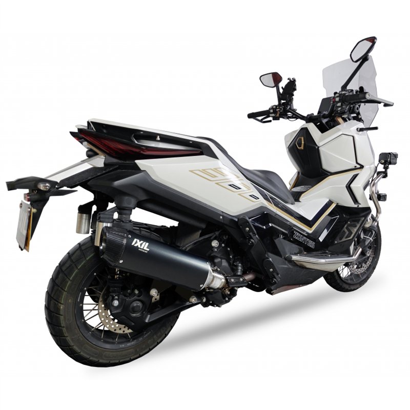 IXIL Uitlaatsysteem Hexoval Xtrem V4B | Zwart | Zontes 368 ADV