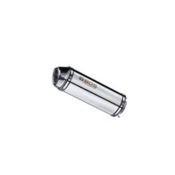 BOS Exhaust Midget Silver Honda CBR600F
