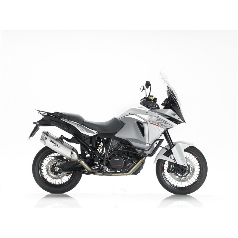 BOS Exhaust Desert Fox Silver KTM 1290 Super Adventure