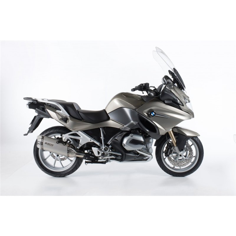 BOS Exhaust Desert Fox Silver BMW R1200RT