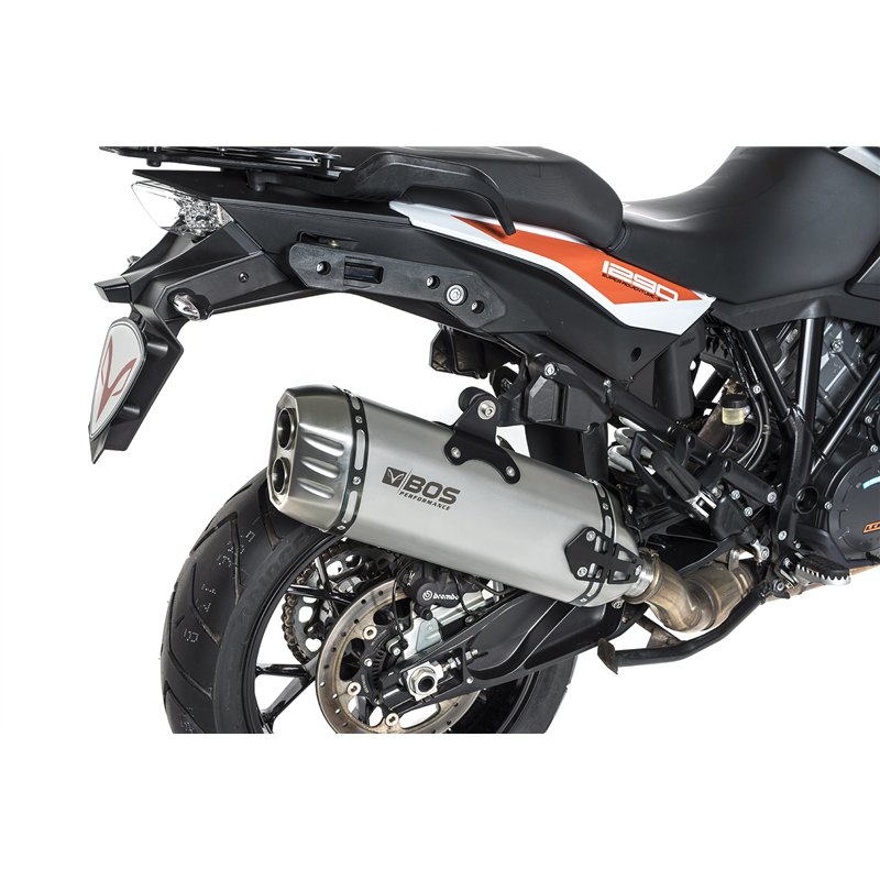 BOS Exhaust Desert Fox Silver KTM 1090 Adventure