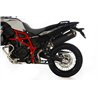 BOS Uitlaat Oval 120 Zilver BMW F800GS