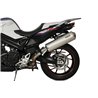 BOS Exhaust Oval 120 Silver BMW F800GT