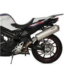 BOS Exhaust Oval 120 Silver BMW F800R
