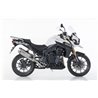 BOS Exhaust Desert Fox Black Triumph 1200 Tiger Explorer