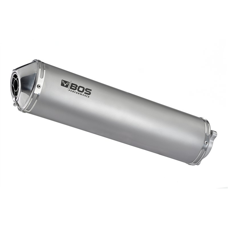 BOS Exhaust Oval 110 Silver Suzuki GSF1200 Bandit
