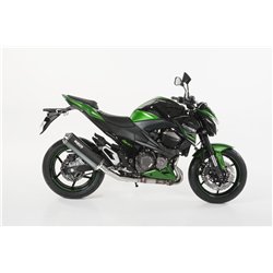 BOS Uitlaat Oval 120 Black Edition Zwart Kawasaki Z800