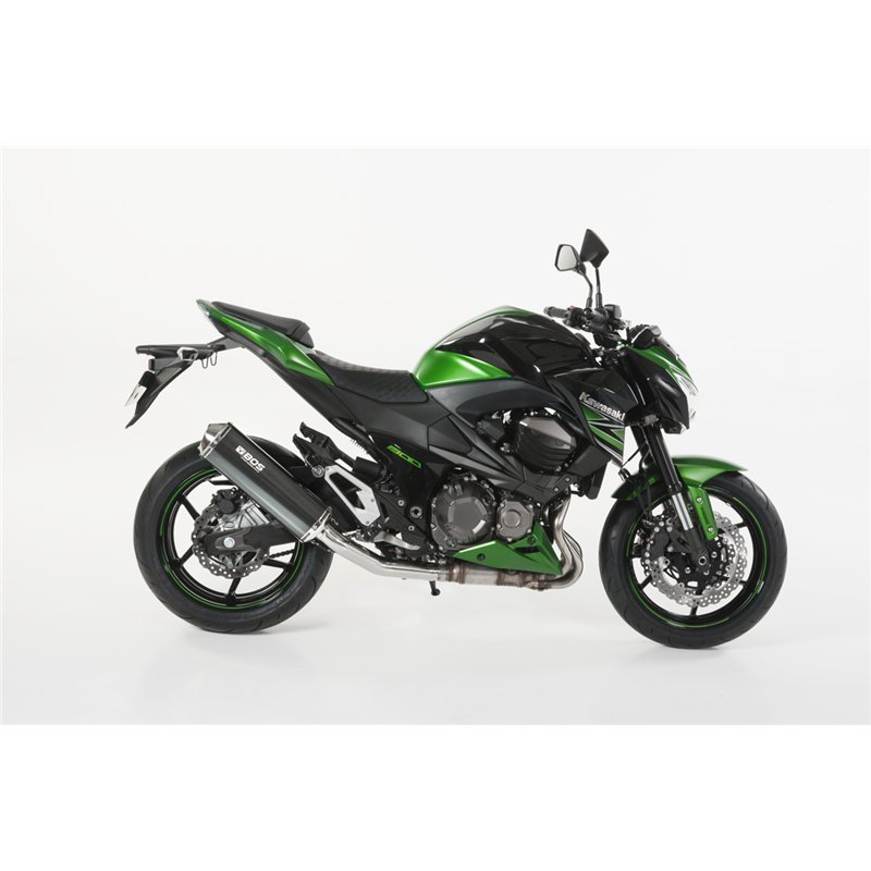 BOS Exhaust Oval 120 Black Edition Black Kawasaki Z800