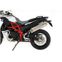 BOS Uitlaat Oval 120 Black Edition Zwart BMW F650GS
