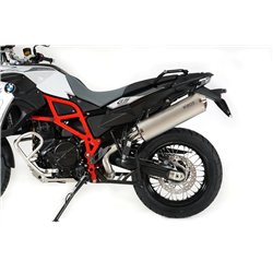 BOS Exhaust Oval 120 Black Edition Black BMW F700GS