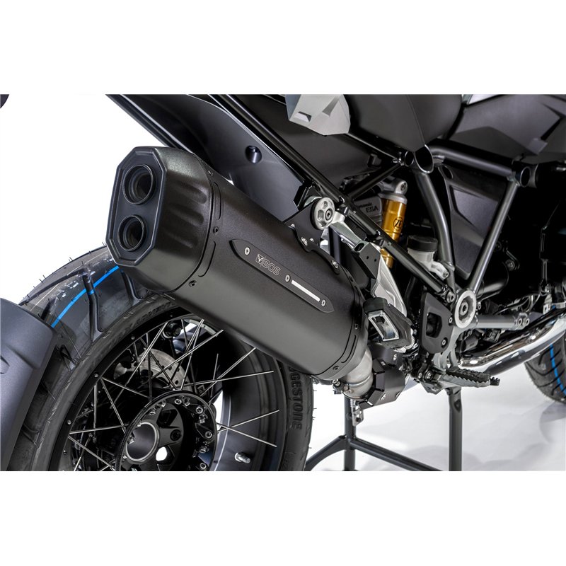 BOS Exhaust Desert Fox Black Edition (black protector) Black BMW R1250GS