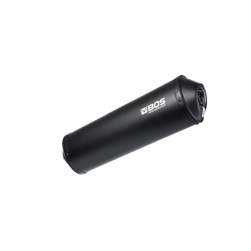 BOS Uitlaat Oval 120 Black Edition | Zwart | BMW R1200RT/R1200ST