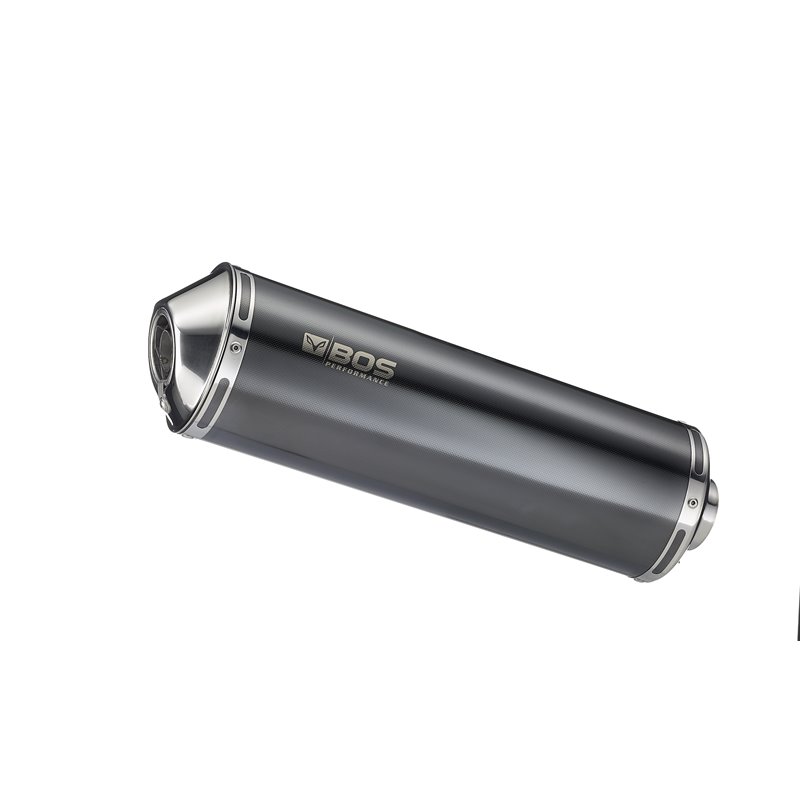 BOS Exhaust Oval 120 | Carbon | Yamaha FZ1